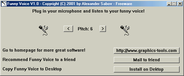 Screenshot of Funny Voice